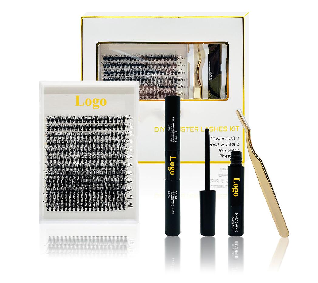 DIY Cluster Lash Kitiga saavutage täiuslik kohev ripsme välimus