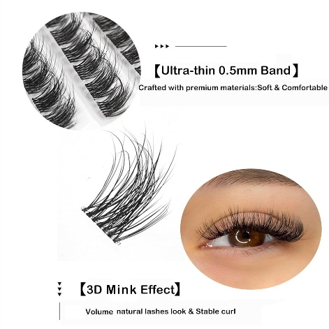 DIY Mega Volume ripsmepikendused Pingdu Sparkling Eyelash®-iga