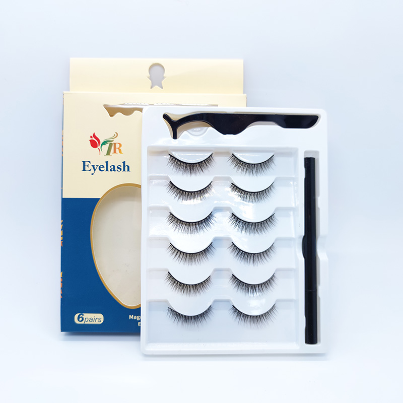 5D False Mink Lashes Siidripsmed Soft Dramatic Natural Look 1 paar