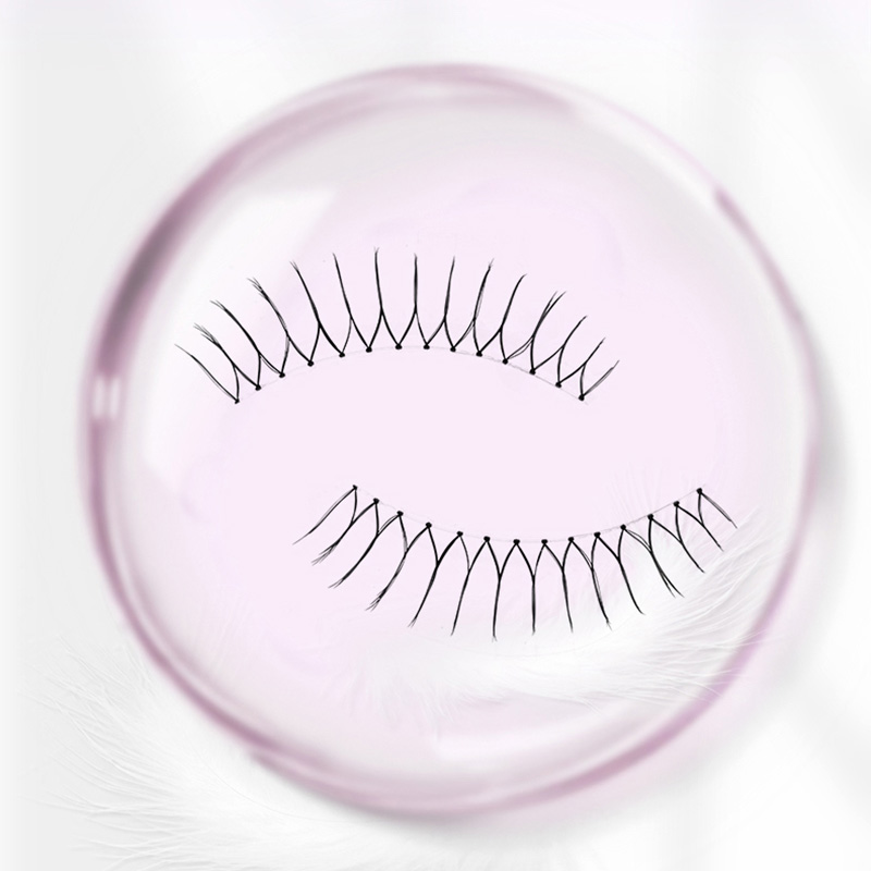 Clear Band Anime Lashes 4 paari pakk