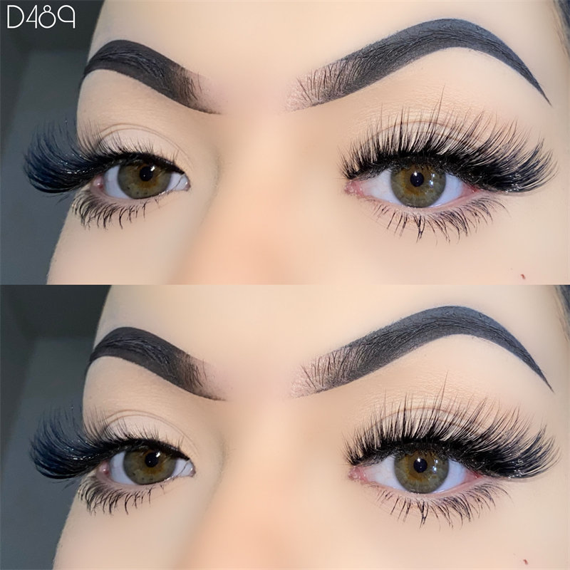 3D Volume Cat-eye Lashes Strip võltsripsmed