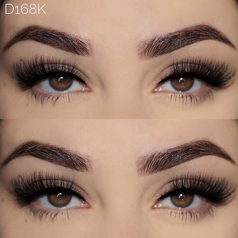 Half Lashes Natural Look Wispy 3D Cat Eye Ripsmed